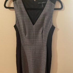 Black and grey work dress